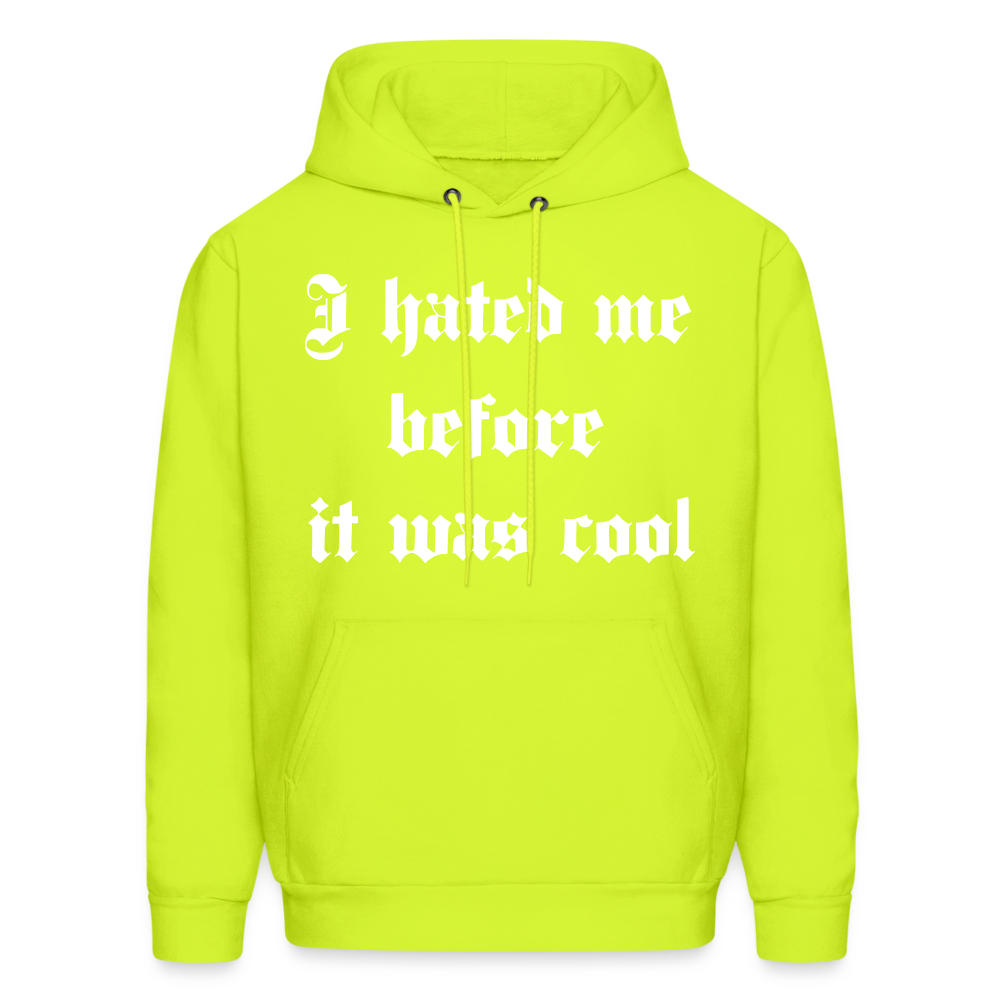 Hate Me Hoodie - safety green