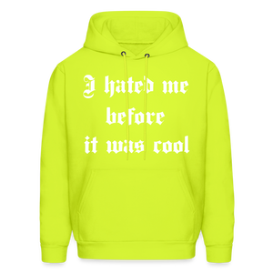 Hate Me Hoodie - safety green