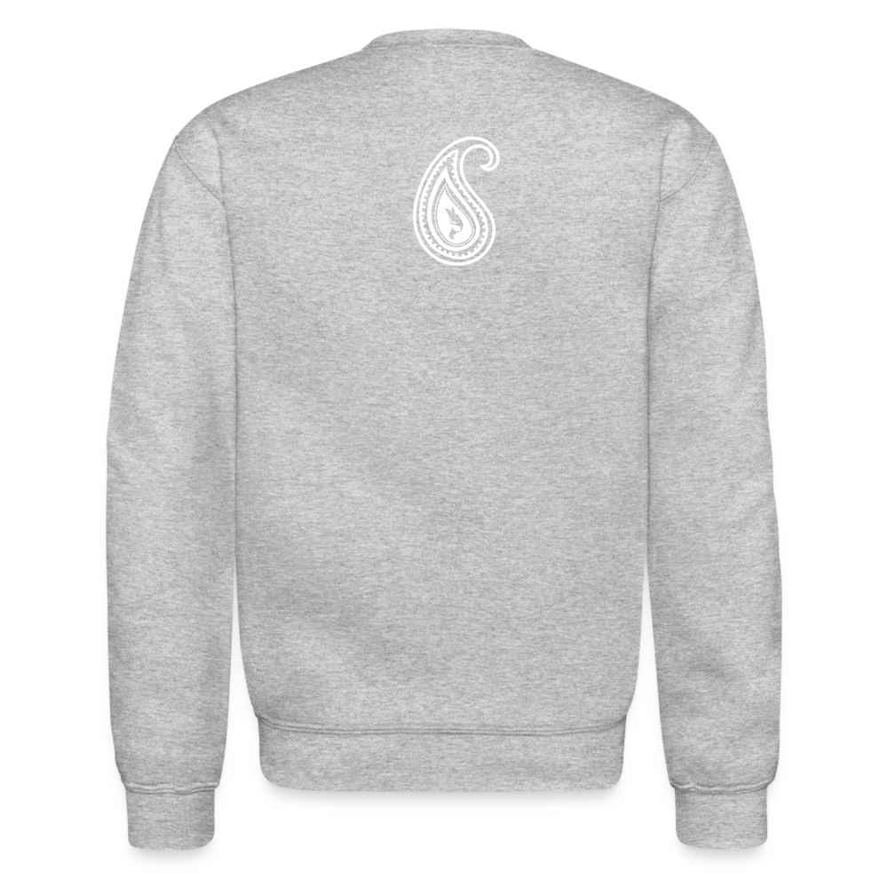 Paisley Crewneck Sweatshirt - heather gray