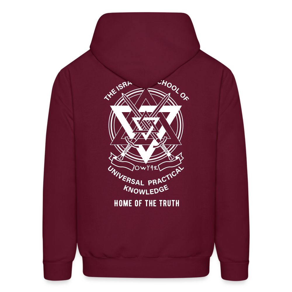 Seven Heads Hoodie - burgundy