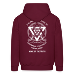 Seven Heads Hoodie - burgundy