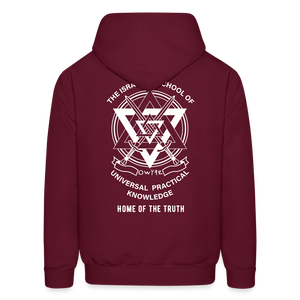 Seven Heads Hoodie - burgundy