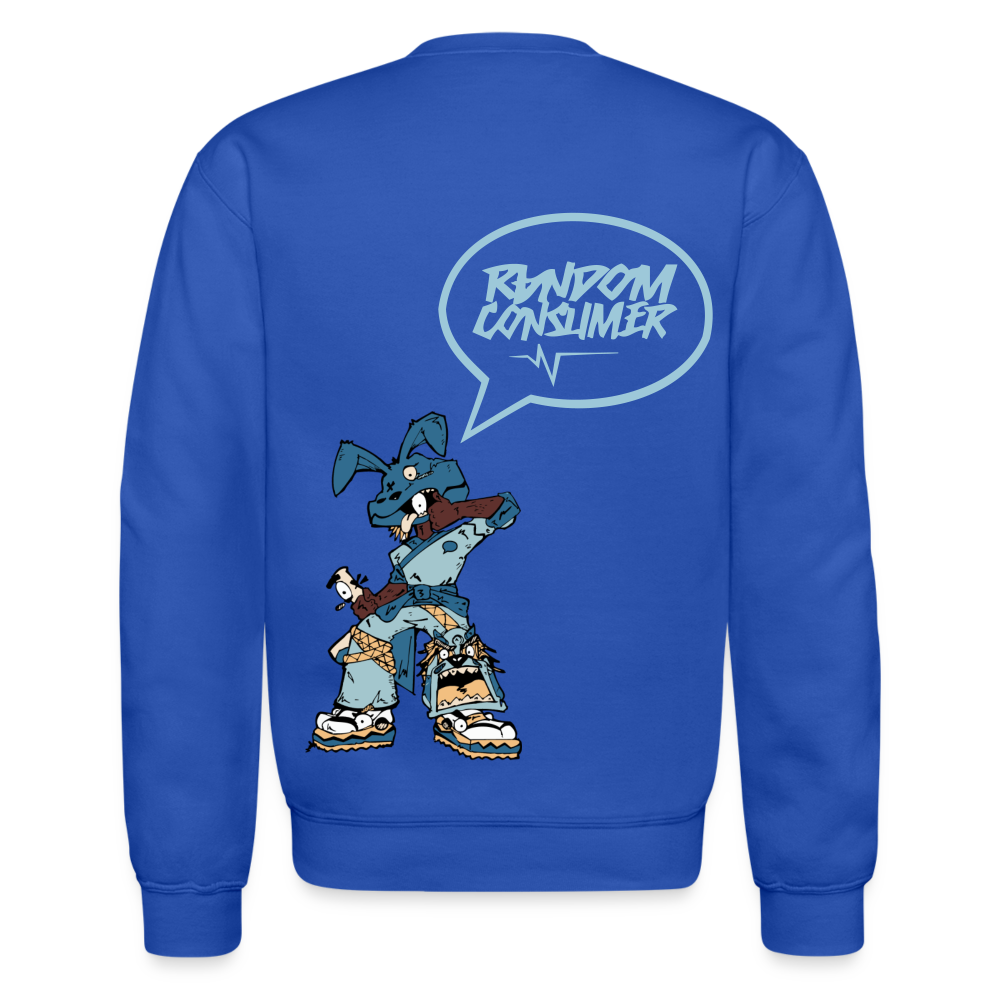 Rabid Rabit Crewneck Sweatshirt - royal blue