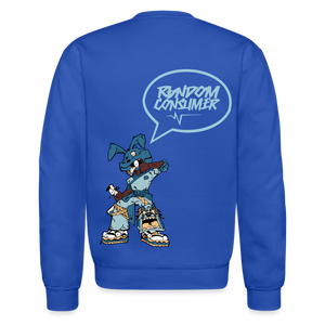 Rabid Rabit Crewneck Sweatshirt - royal blue