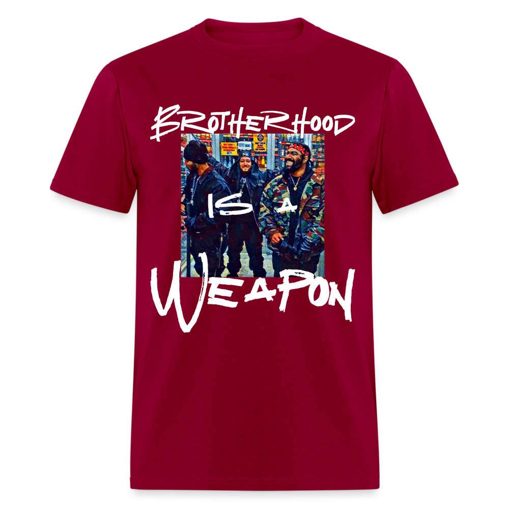 Brotherhood retro T-Shirt - dark red