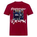 Brotherhood retro T-Shirt - dark red