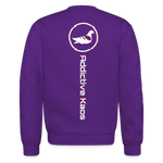 WRTC Glitch Crewneck Sweatshirt - purple