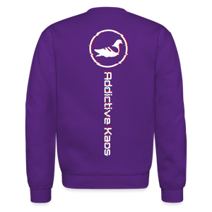 WRTC Glitch Crewneck Sweatshirt - purple