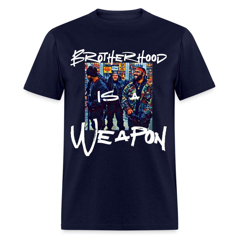 Brotherhood retro T-Shirt - navy