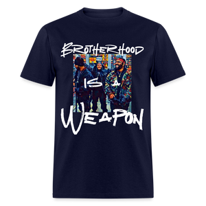 Brotherhood retro T-Shirt - navy