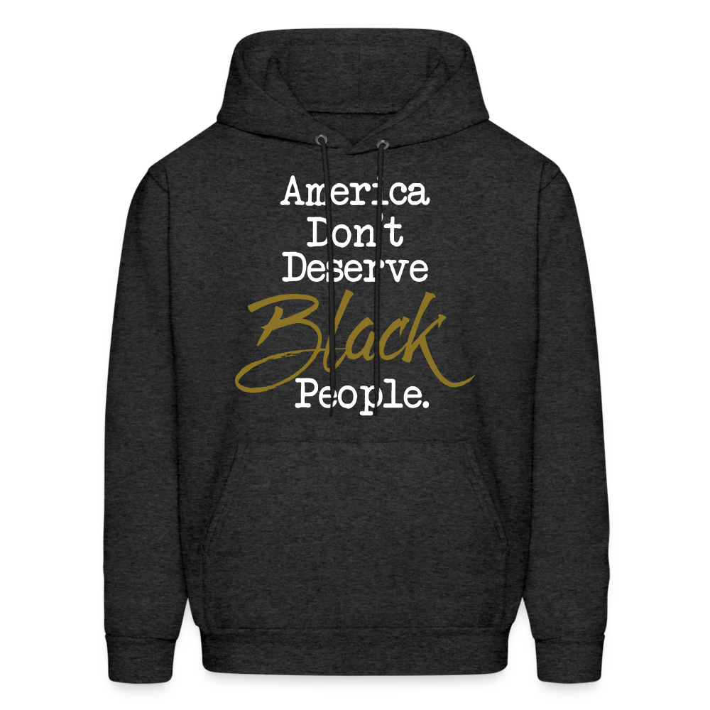 America Don't Hoodie - charcoal grey