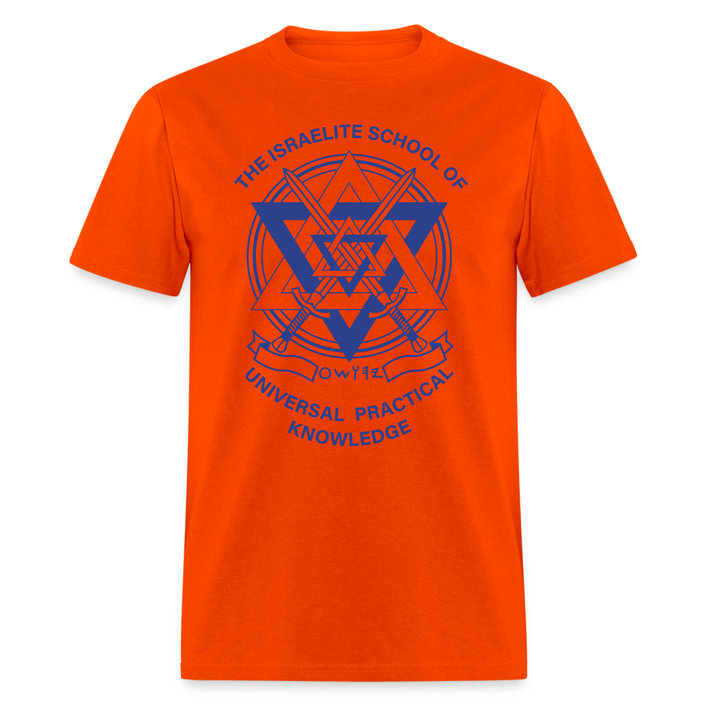 Products UPK Logo Classic T-Shirt Blue - orange