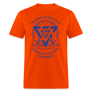 Products UPK Logo Classic T-Shirt Blue - orange