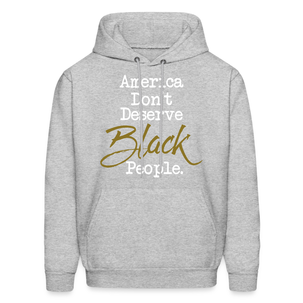 America Don't Hoodie - heather gray