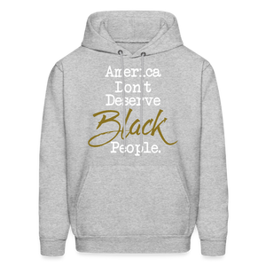 America Don't Hoodie - heather gray