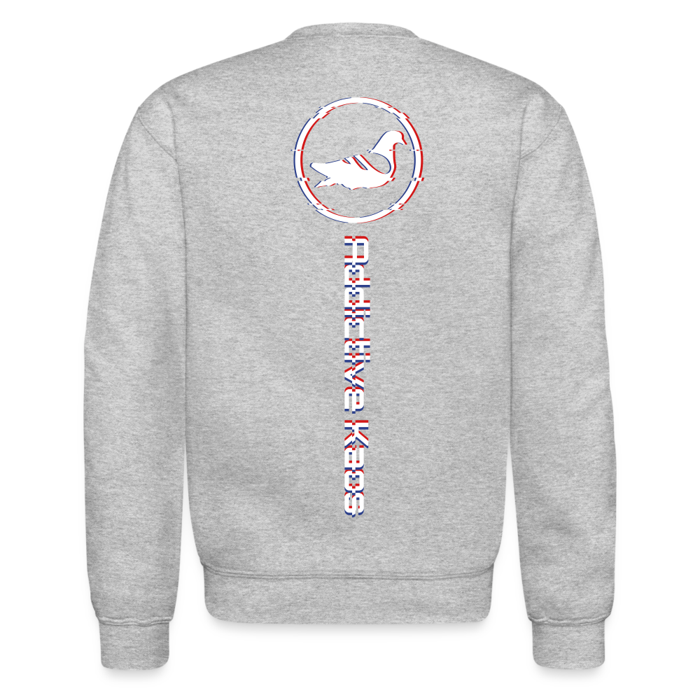 WRTC Glitch Crewneck Sweatshirt - heather gray