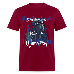 Brotherhood weapon Classic T-Shirt - burgundy