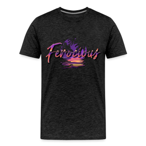 Ferocious 80's Premium T-Shirt - charcoal grey