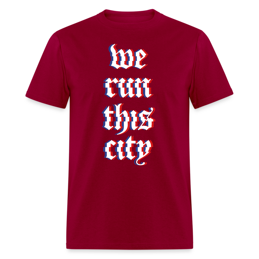 WRTC Glitch Classic T-Shirt - dark red