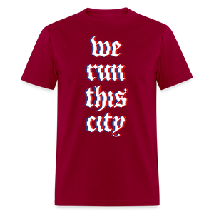 WRTC Glitch Classic T-Shirt - dark red