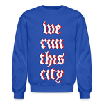 WRTC Glitch Crewneck Sweatshirt - royal blue