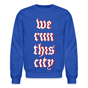 WRTC Glitch Crewneck Sweatshirt - royal blue