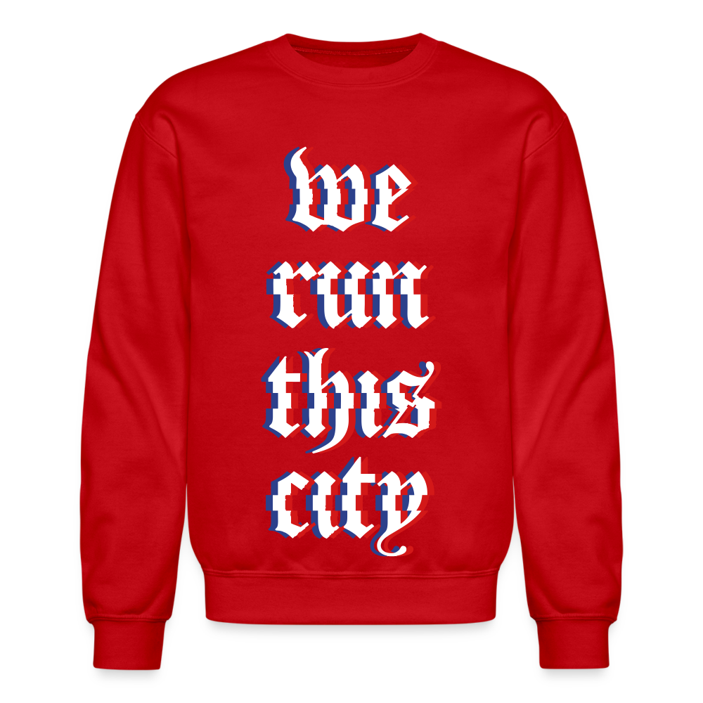 WRTC Glitch Crewneck Sweatshirt - red