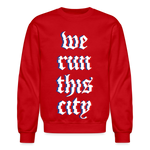 WRTC Glitch Crewneck Sweatshirt - red