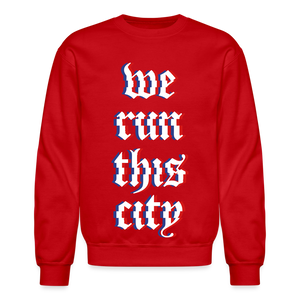 WRTC Glitch Crewneck Sweatshirt - red