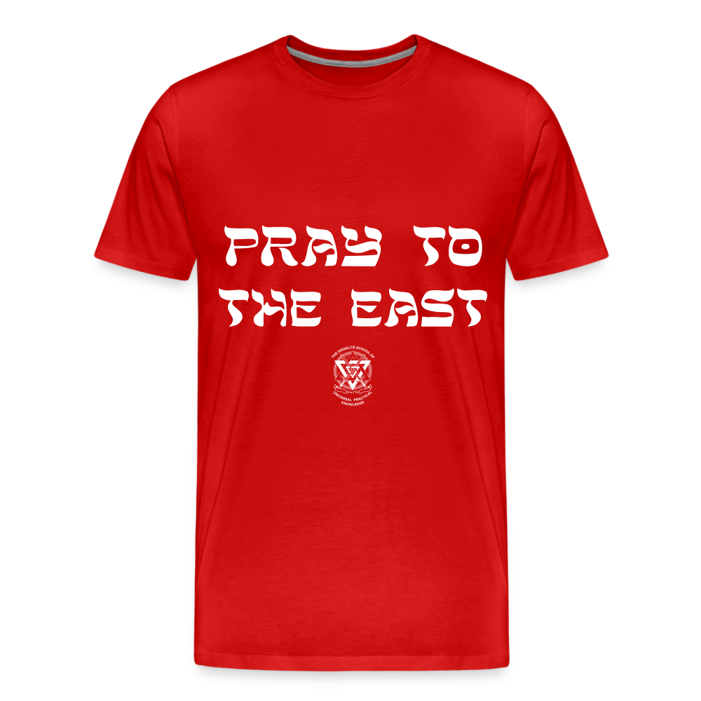 Pray to the East Premium T-Shirt - red