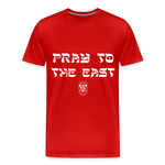 Pray to the East Premium T-Shirt - red