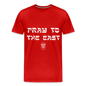 Pray to the East Premium T-Shirt - red