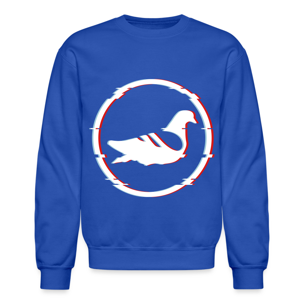 AK Glitch Crewneck Sweatshirt - royal blue