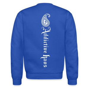 Paisley Crewneck Sweatshirt - royal blue