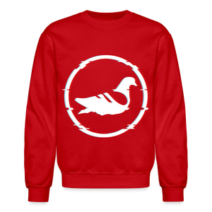 AK Glitch Crewneck Sweatshirt - red