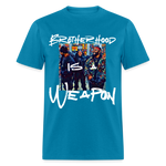 Brotherhood retro T-Shirt - turquoise