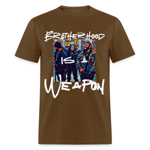 Brotherhood retro T-Shirt - brown