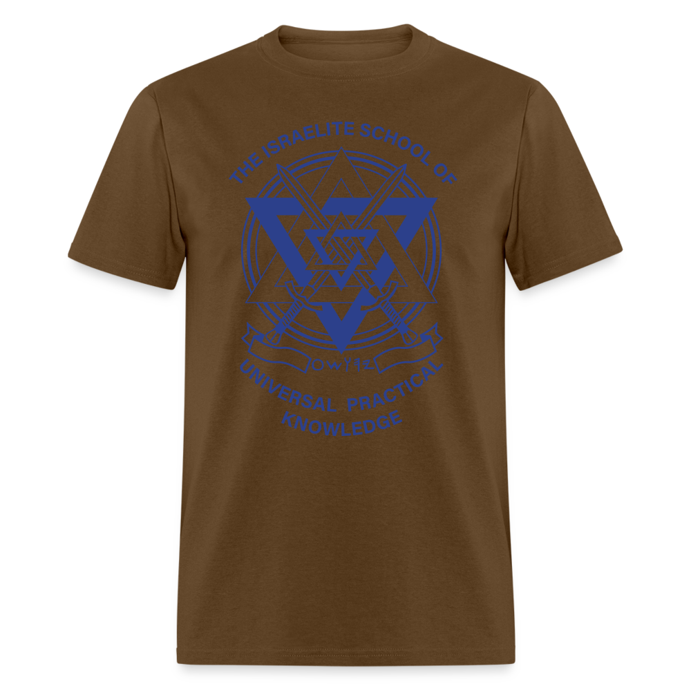 Products UPK Logo Classic T-Shirt Blue - brown