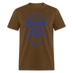 Products UPK Logo Classic T-Shirt Blue - brown