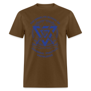 Products UPK Logo Classic T-Shirt Blue - brown