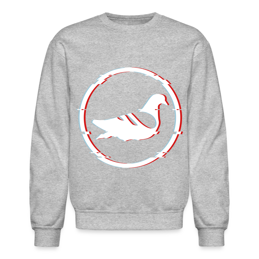 AK Glitch Crewneck Sweatshirt - heather gray