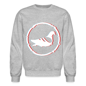 AK Glitch Crewneck Sweatshirt - heather gray