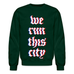 WRTC Glitch Crewneck Sweatshirt - forest green