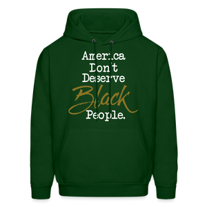 America Don't Hoodie - forest green