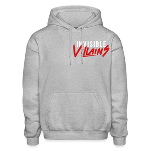 Invisible Villains Adult Hoodie - heather gray