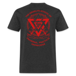 UPK Logo Classic T-Shirt Red - heather black