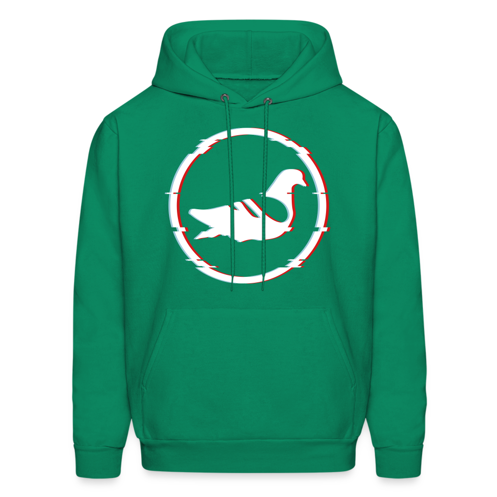 AK Glitch Men's Hoodie - kelly green