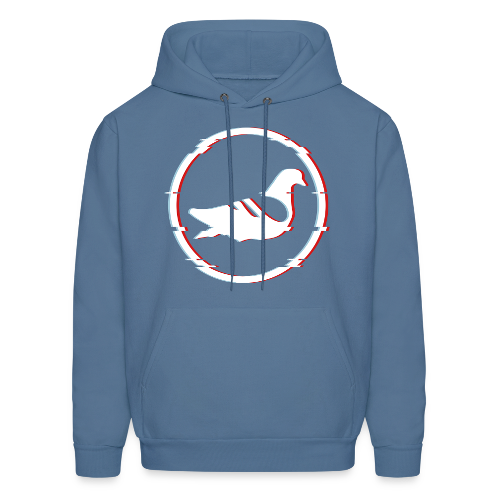 AK Glitch Men's Hoodie - denim blue