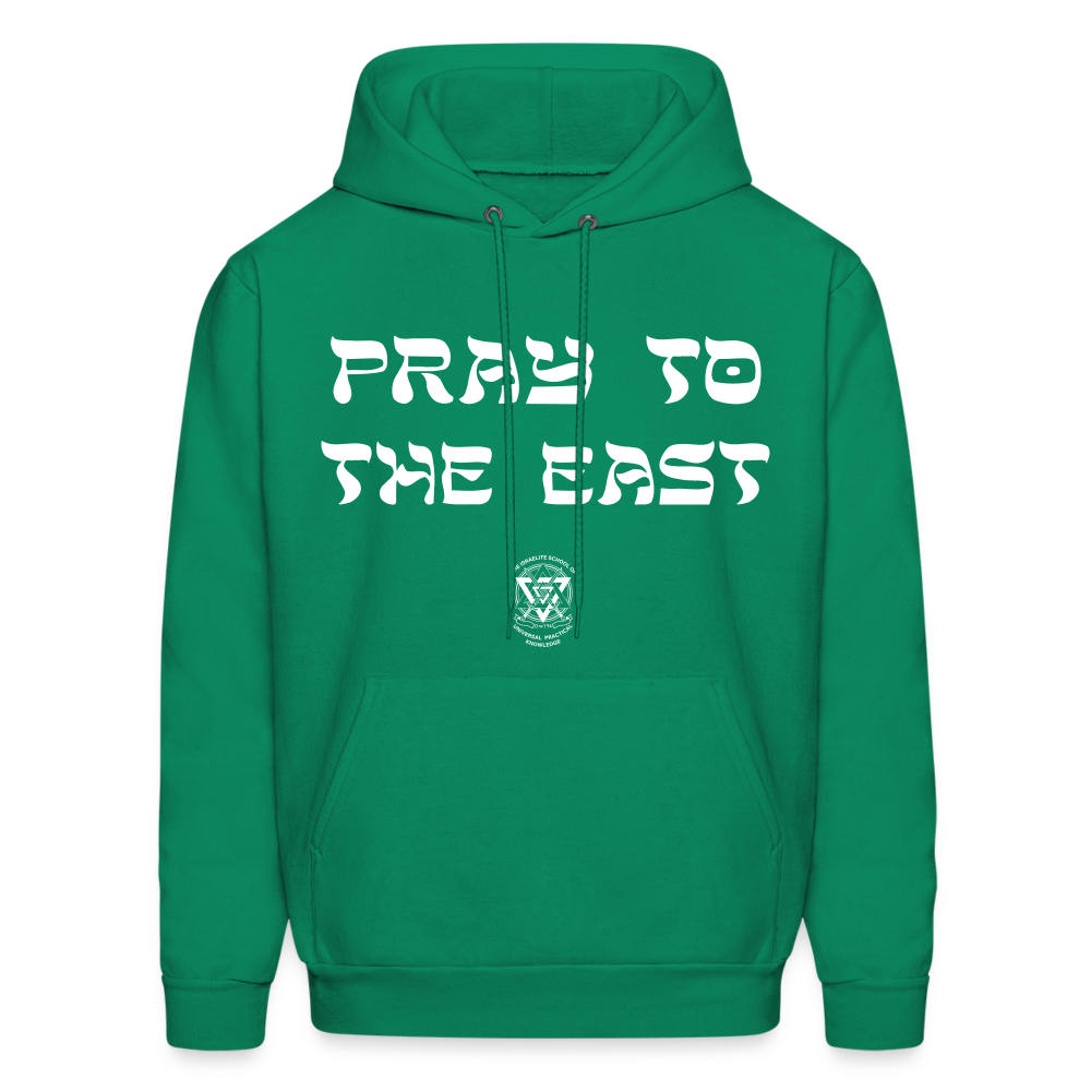 Pray to the east Hoodie - kelly green