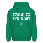 Pray to the east Hoodie - kelly green